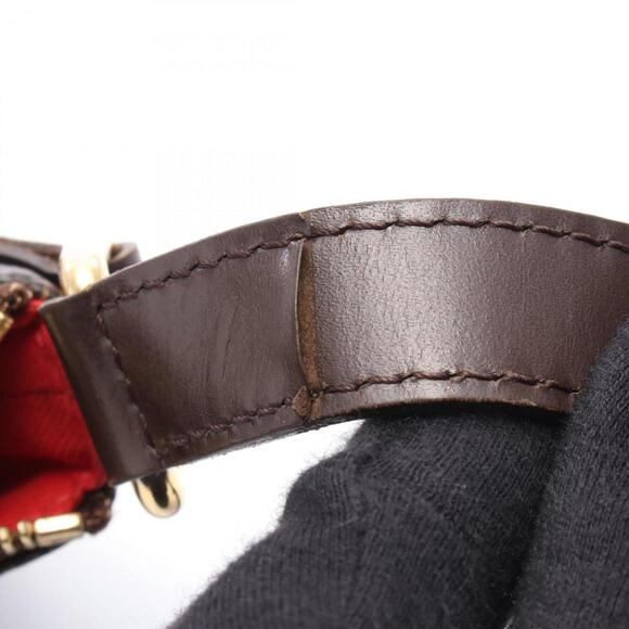 LOUIS VUITTON Brown Damier Leather Shoulder Bag - Picture 10 of 11